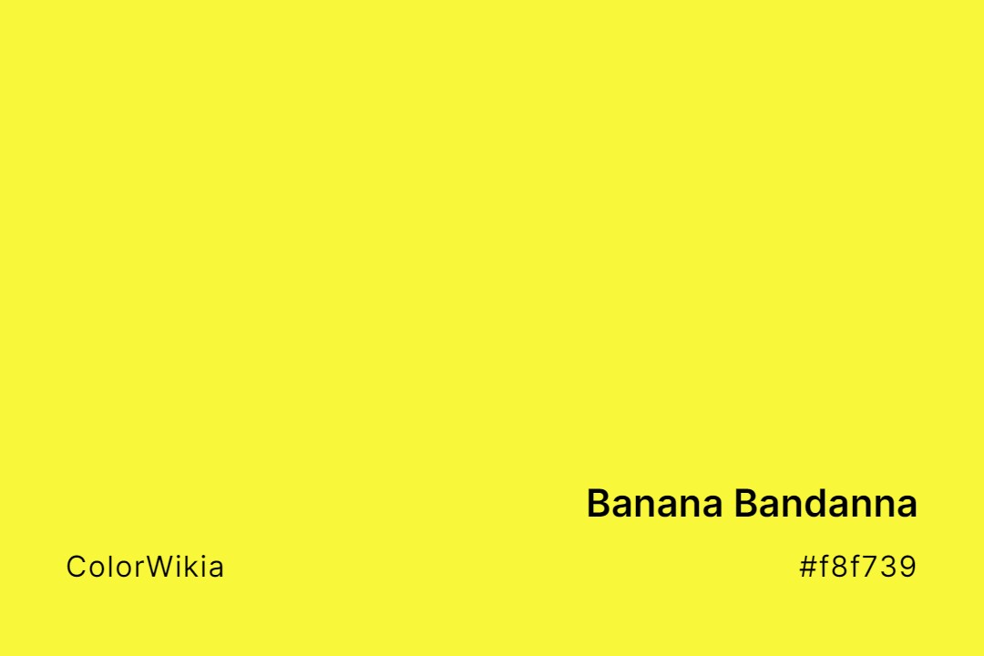 Banana Bandanna Color – #f8f739: Codes and Complete Breakdown