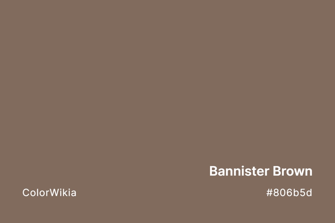 Bannister Brown Color – #806b5d: Codes and Complete Breakdown