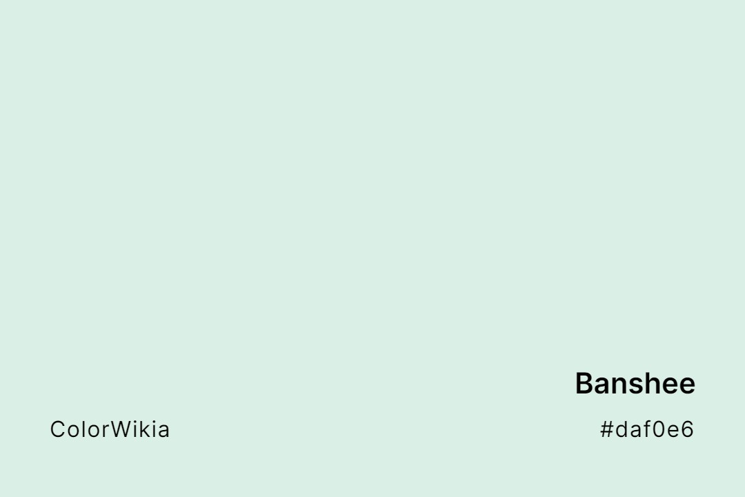 Banshee Color – #daf0e6: Codes and Complete Breakdown