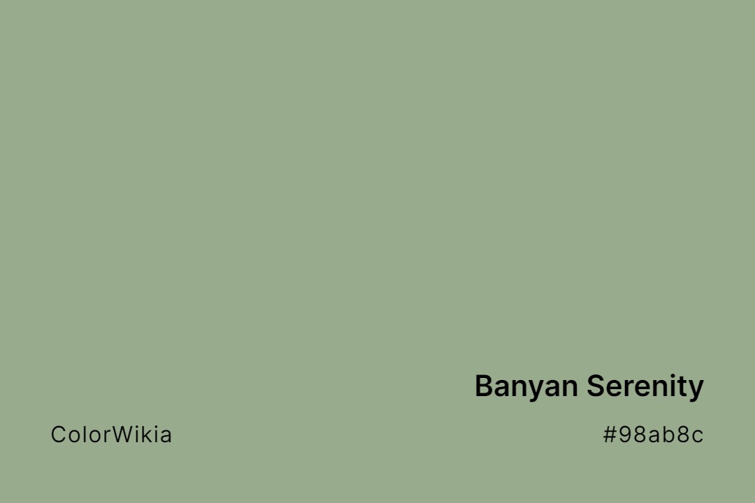 banyan serenity color 98ab8c
