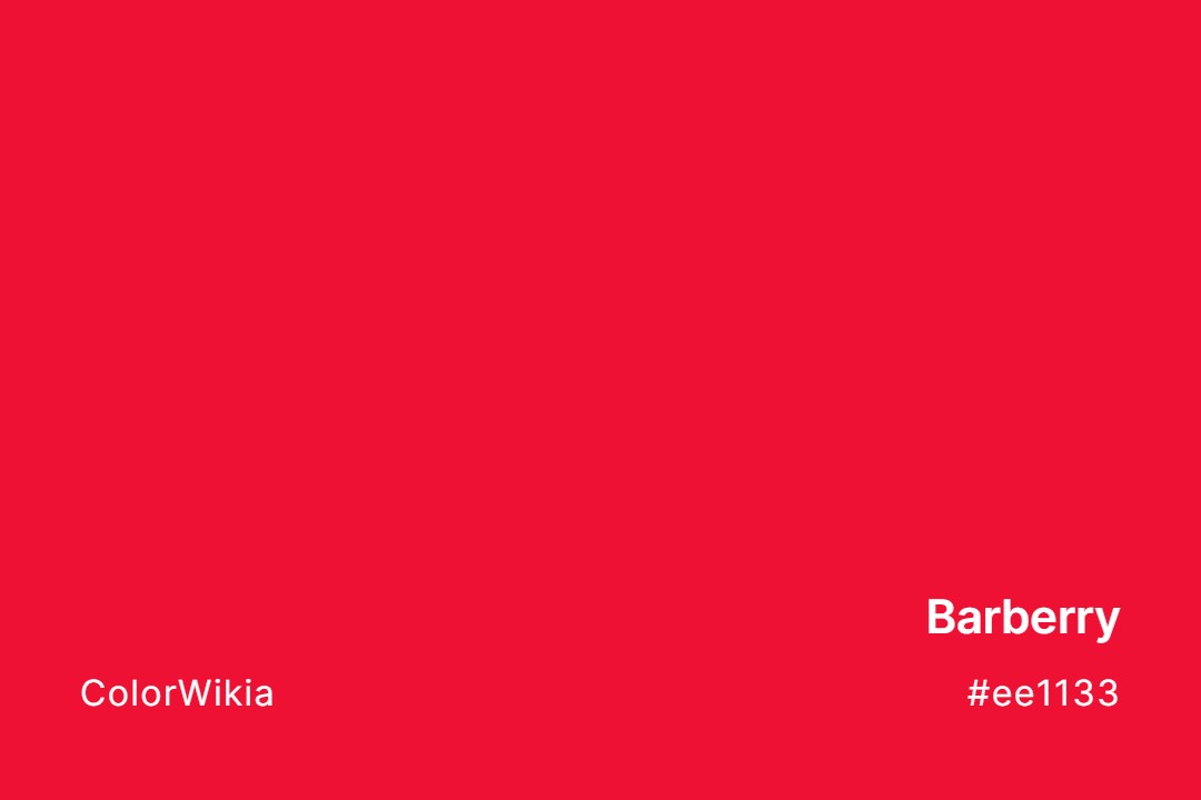 barberry color ee1133