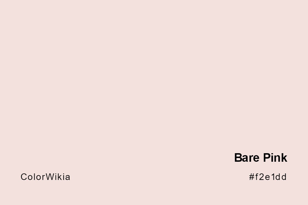 bare pink color f2e1dd