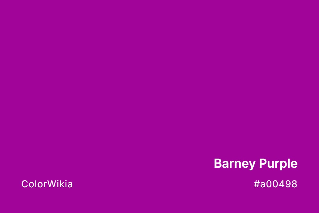Barney Purple Color – #a00498: Codes and Complete Breakdown