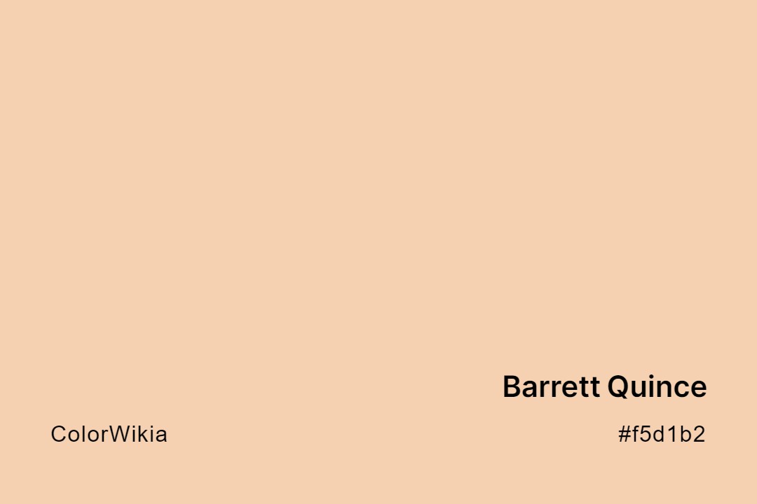Barrett Quince Color – #f5d1b2: Codes and Complete Breakdown