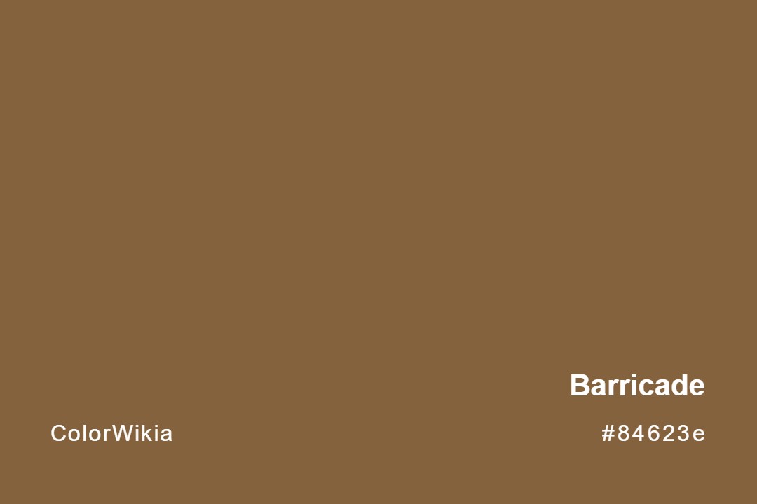 Barricade Color – #84623e: Codes and Complete Breakdown