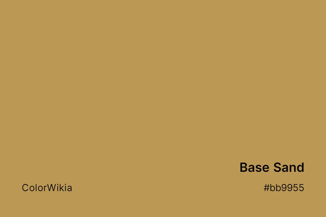 Base Sand Color – #bb9955: Codes and Complete Breakdown
