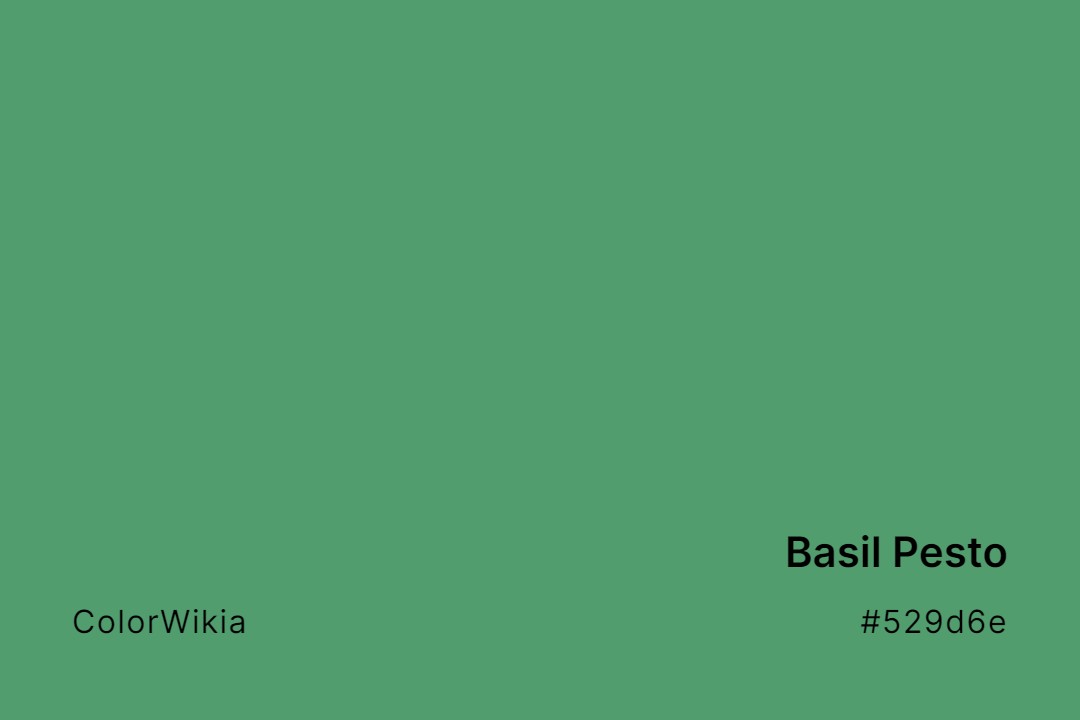 basil pesto color 529d6e