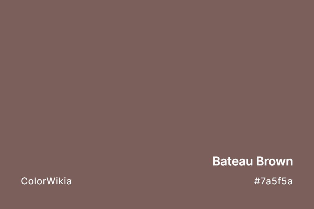 Bateau Brown Color – #7a5f5a: Codes and Complete Breakdown