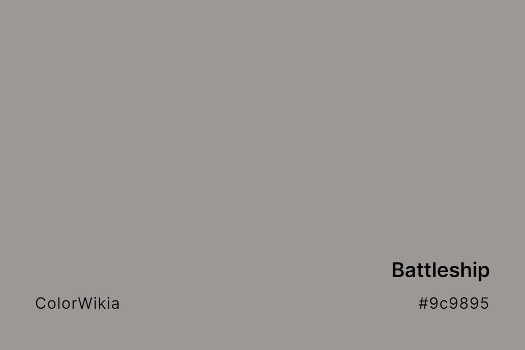 battleship color 9c9895