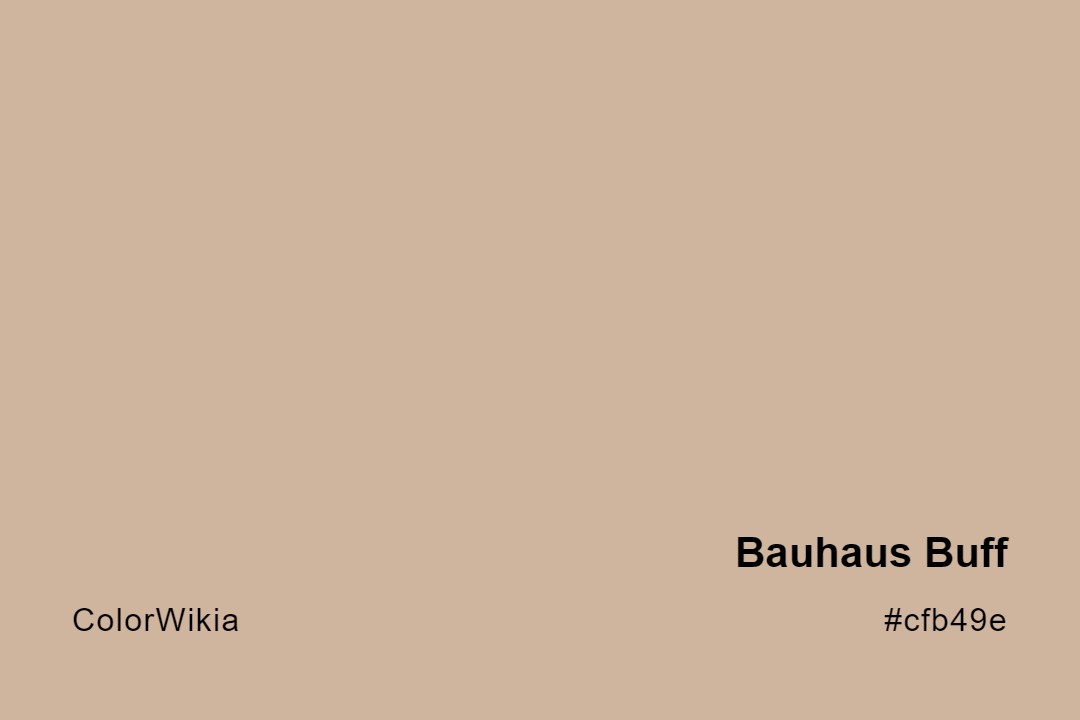 bauhaus buff color cfb49e