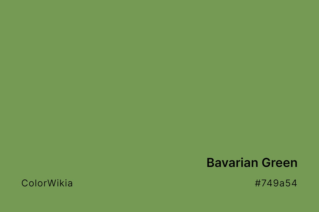 bavarian green color 749a54