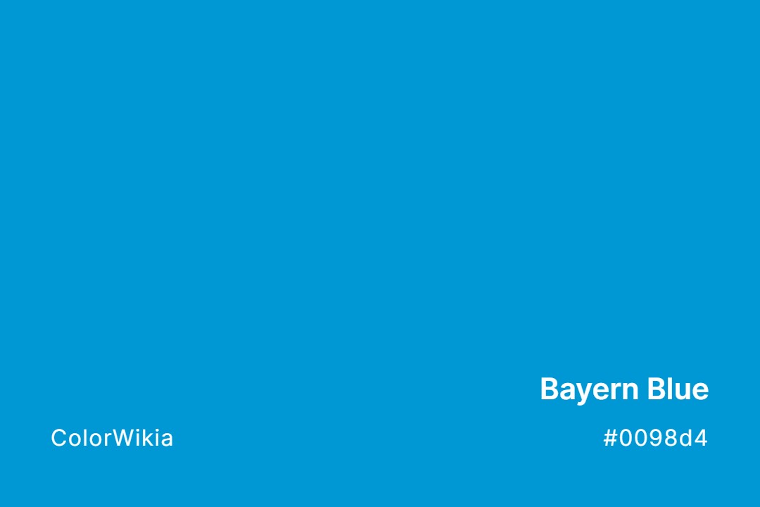 Bayern Blue Color – #0098d4: Codes and Complete Breakdown