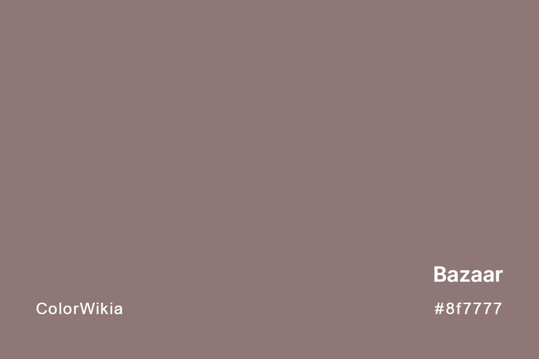 Bazaar Color – #8f7777: Codes and Complete Breakdown