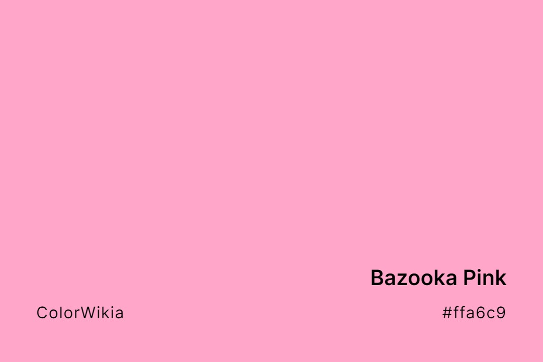 Bazooka Pink Color – #ffa6c9: Codes and Complete Breakdown