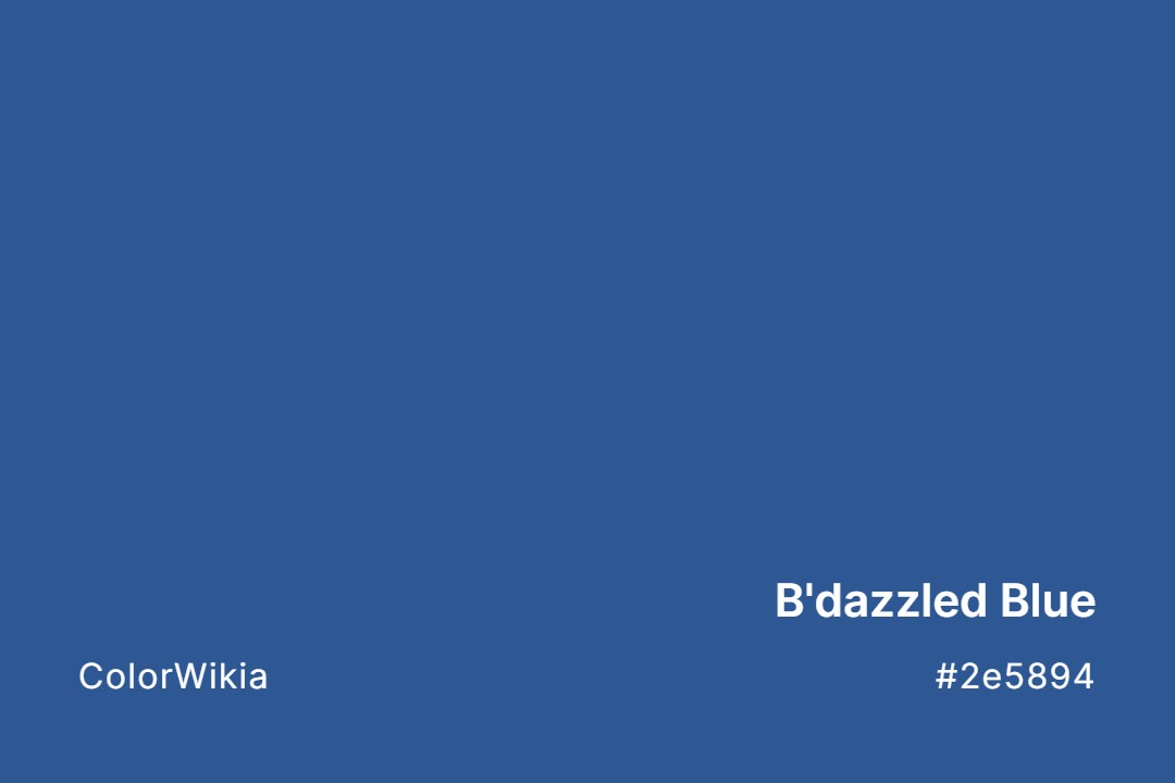 B’dazzled Blue Color – #2e5894: Codes and Complete Breakdown