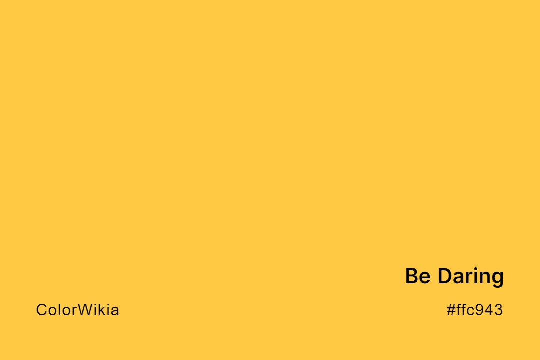 Be Daring Color – #ffc943: Codes and Complete Breakdown