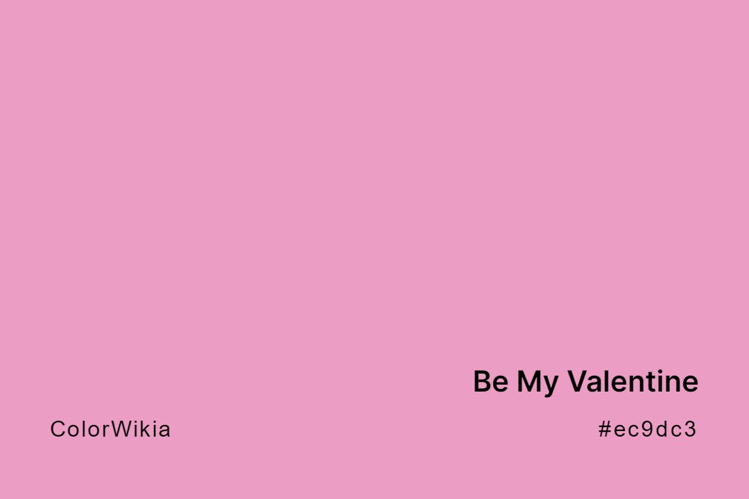 Be My Valentine Color – #ec9dc3: Codes and Complete Breakdown
