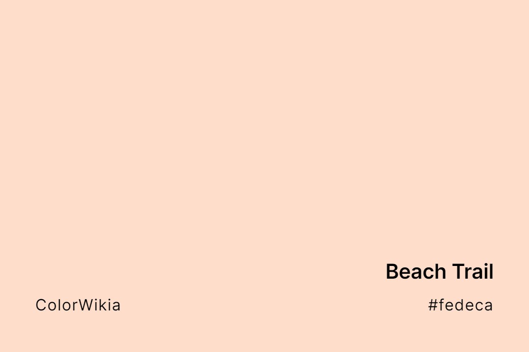 Beach Trail Color – #fedeca: Codes and Complete Breakdown