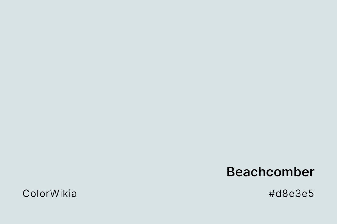 Beachcomber Color – #d8e3e5: Codes and Complete Breakdown