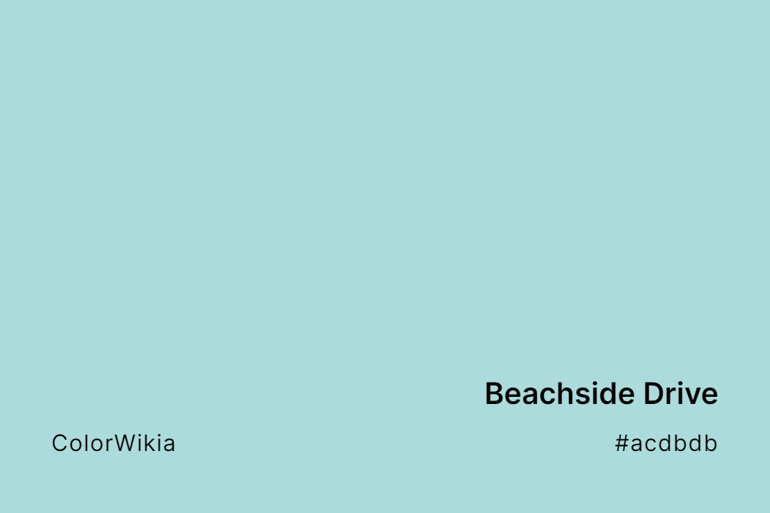 beachside drive color acdbdb