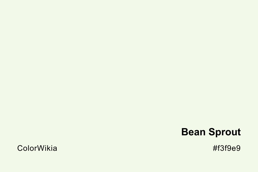 Bean Sprout Color – #f3f9e9: Codes and Complete Breakdown