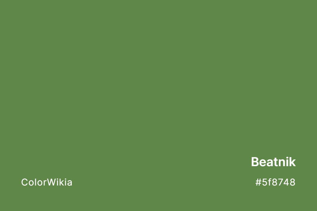 Beatnik Color – #5f8748: Codes and Complete Breakdown