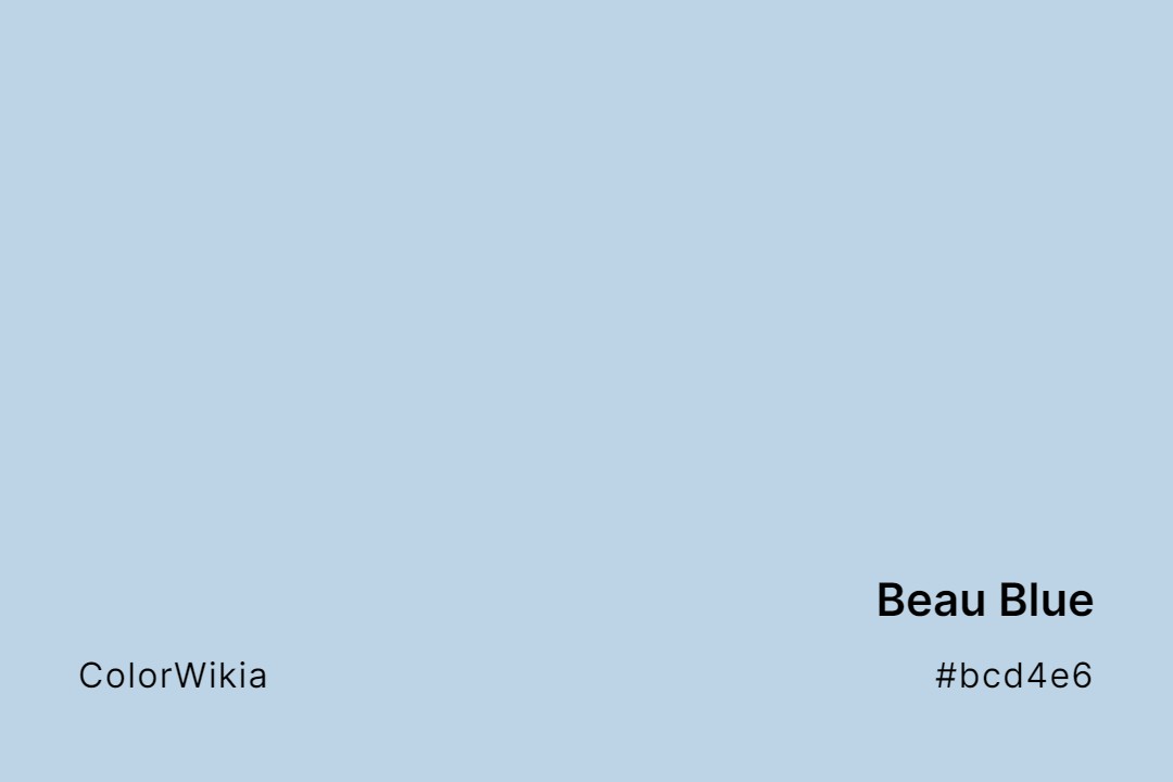 Beau Blue Color – #bcd4e6: Codes and Complete Breakdown