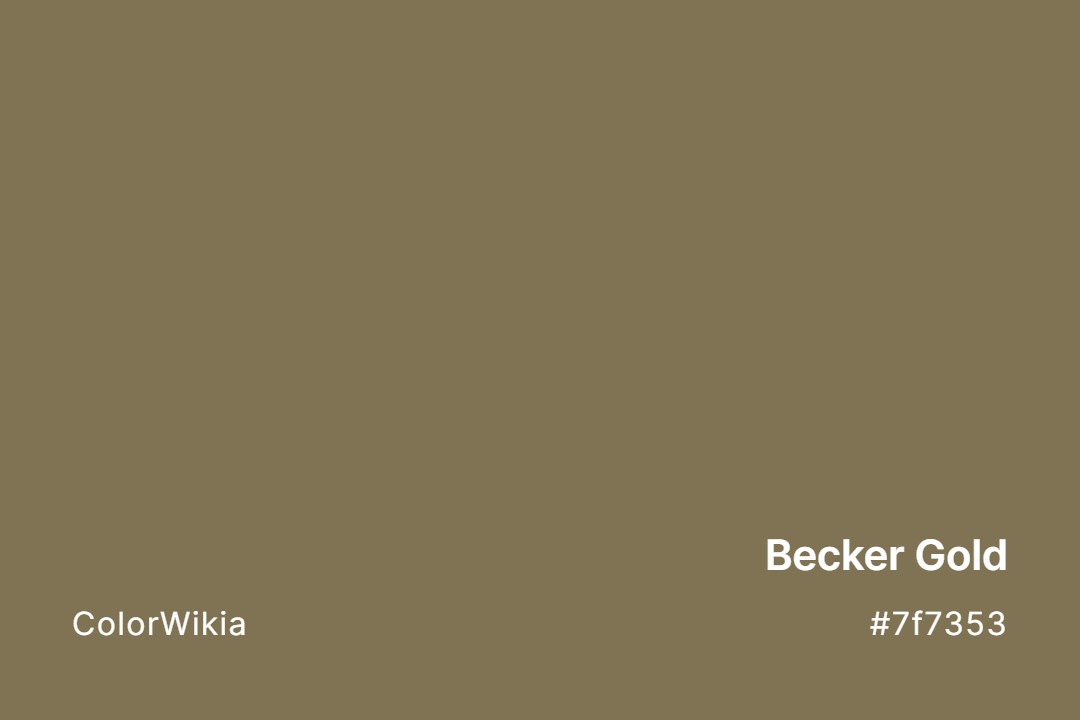 Becker Gold Color – #7f7353: Codes and Complete Breakdown