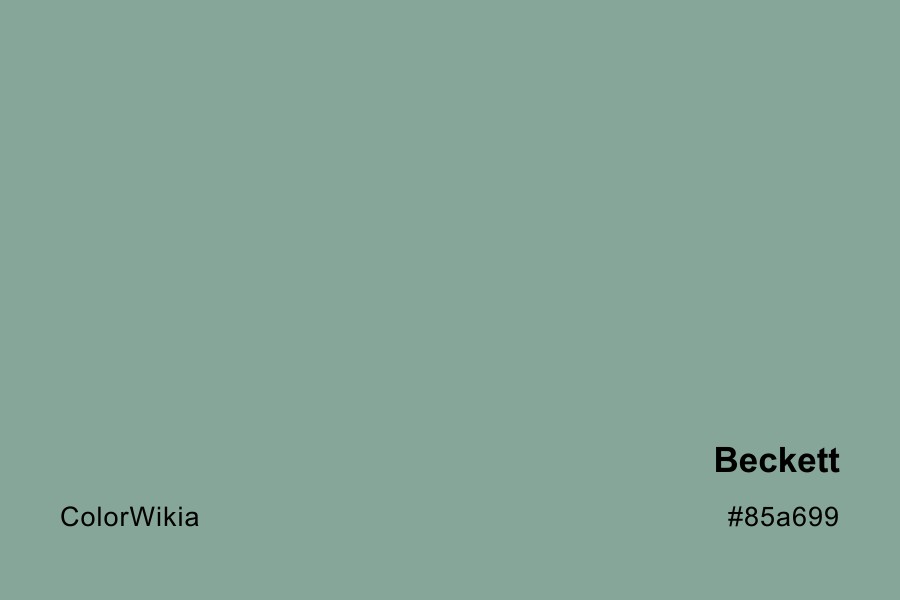 Beckett Color – #85a699: Codes and Complete Breakdown