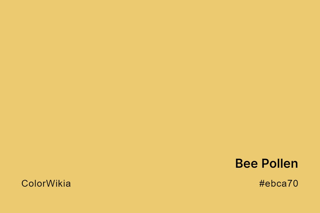 Bee Pollen Color – #ebca70: Codes and Complete Breakdown