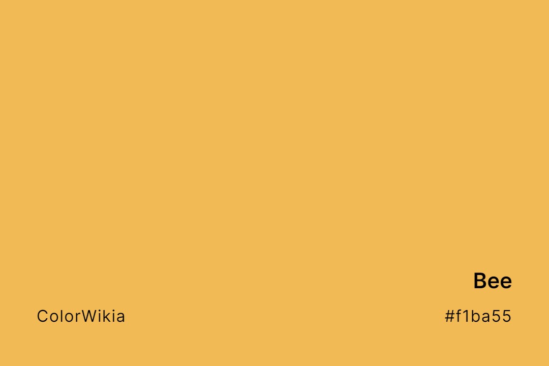 Bee Color – #f1ba55: Codes and Complete Breakdown