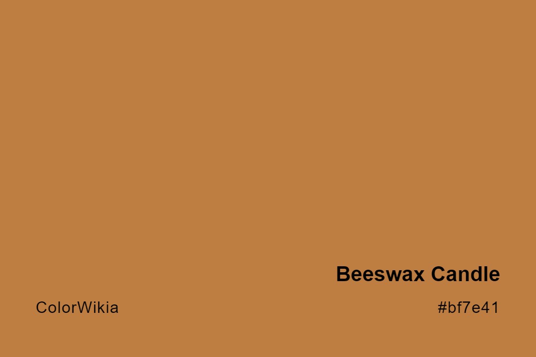 Beeswax Candle Color – #bf7e41: Codes and Complete Breakdown