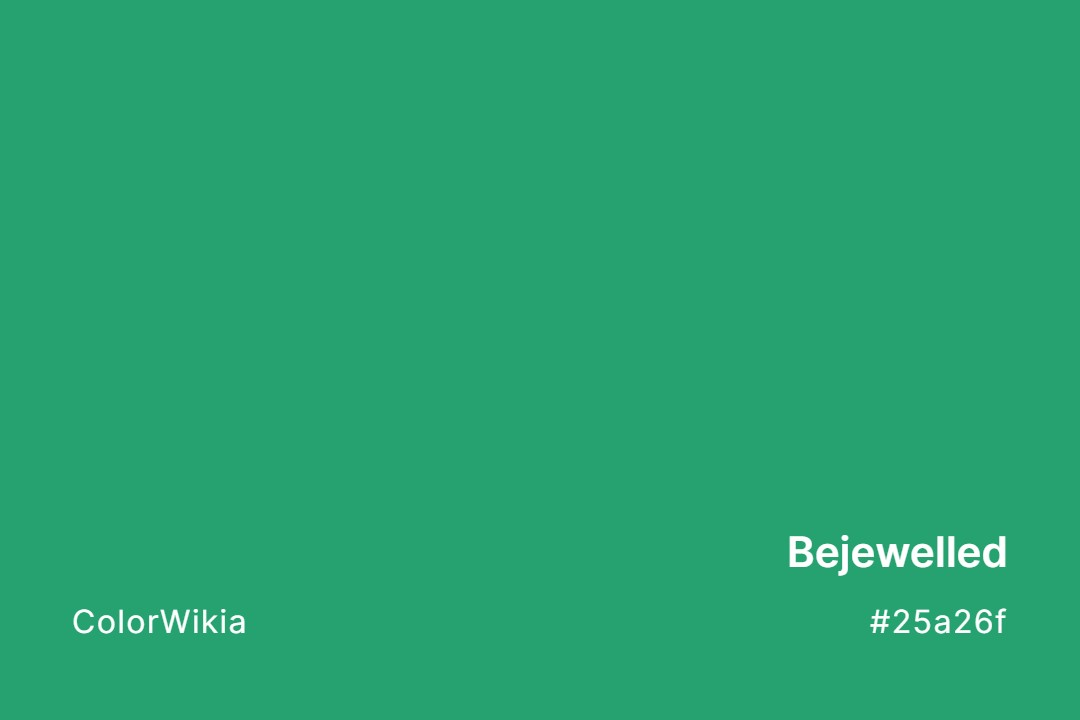 Bejewelled Color – #25a26f: Codes and Complete Breakdown