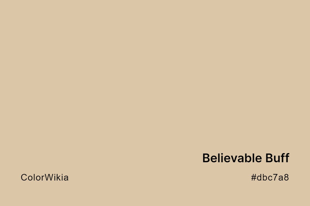Believable Buff Color – #dbc7a8: Codes and Complete Breakdown