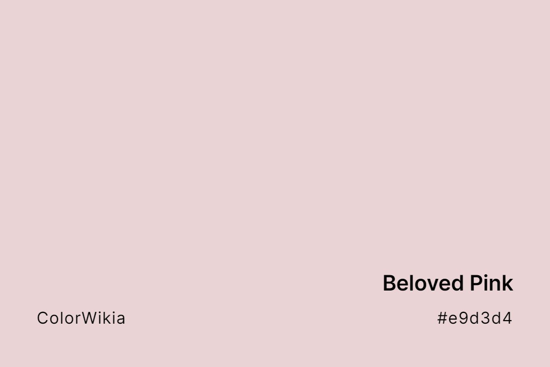 Beloved Pink Color – #e9d3d4: Codes and Complete Breakdown