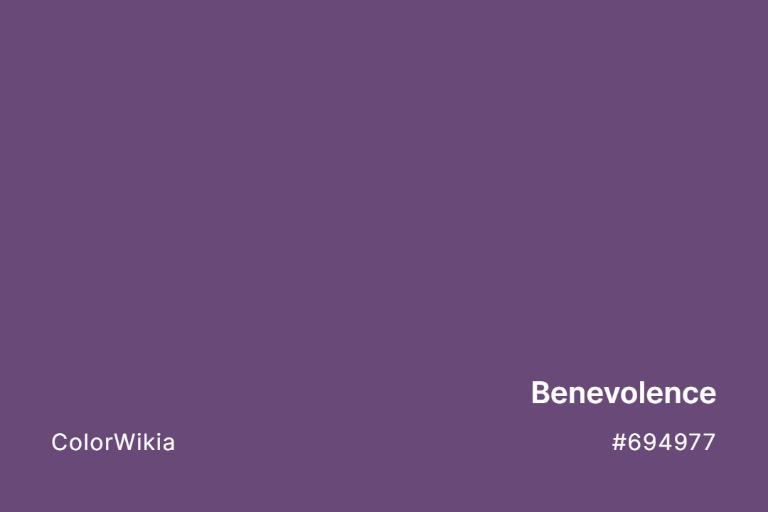 Benevolence Color – #694977: Codes and Complete Breakdown