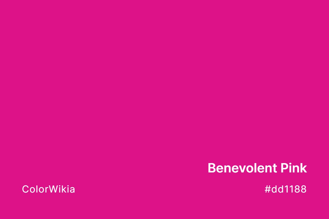 Benevolent Pink Color – #dd1188: Codes and Complete Breakdown