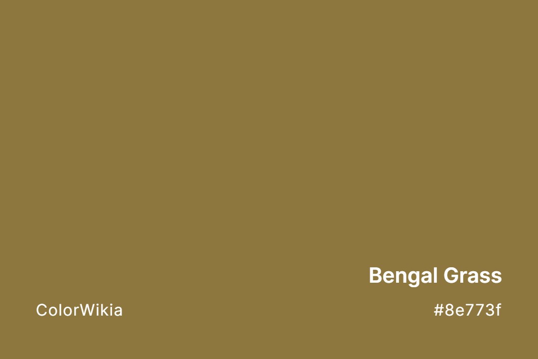 Bengal Grass Color – #8e773f: Codes and Complete Breakdown