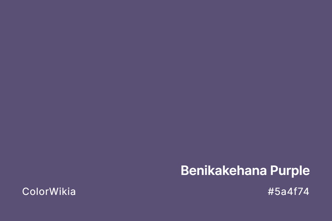 Benikakehana Purple Color – #5a4f74: Codes and Complete Breakdown