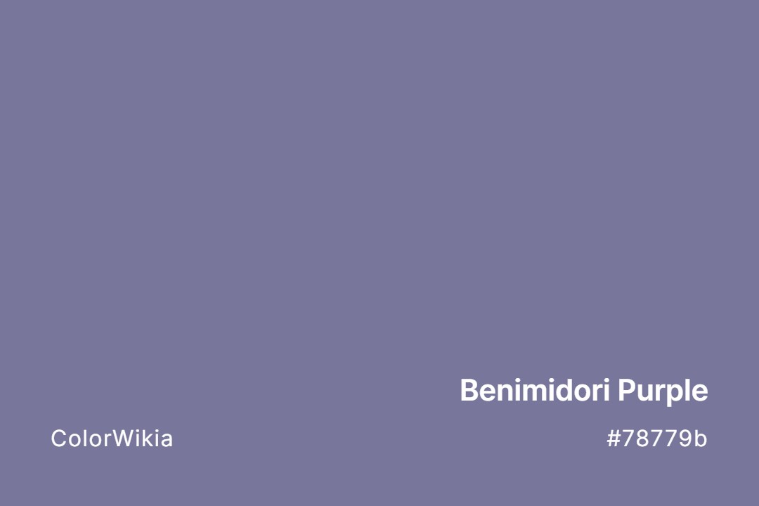 Benimidori Purple Color – #78779b: Codes and Complete Breakdown
