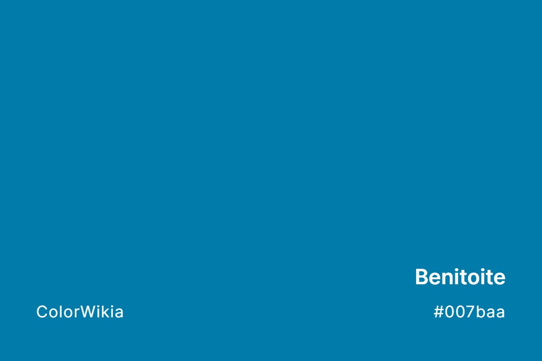 Benitoite Color – #007baa: Codes and Complete Breakdown