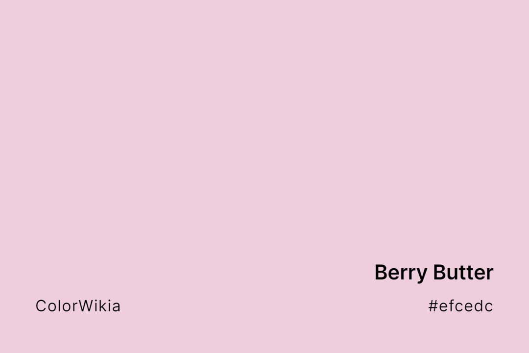 Berry Butter Color – #efcedc: Codes and Complete Breakdown