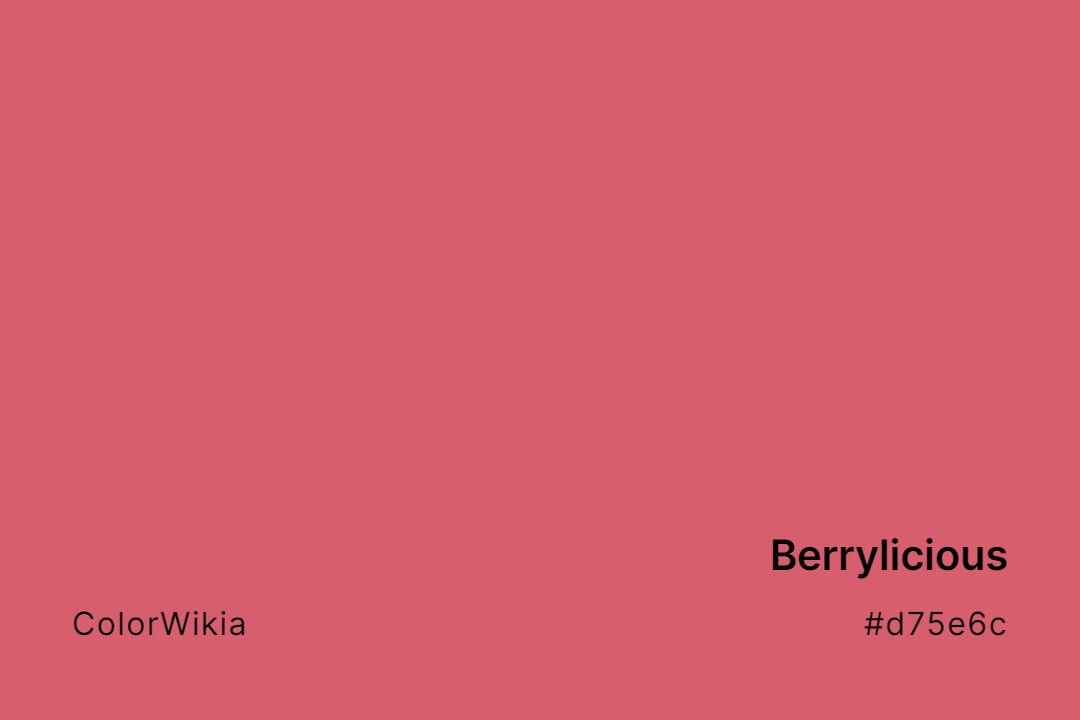 Berrylicious Color – #d75e6c: Codes and Complete Breakdown