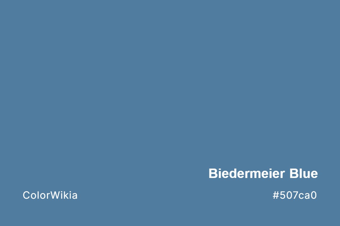 Biedermeier Blue Color – #507ca0: Codes and Complete Breakdown