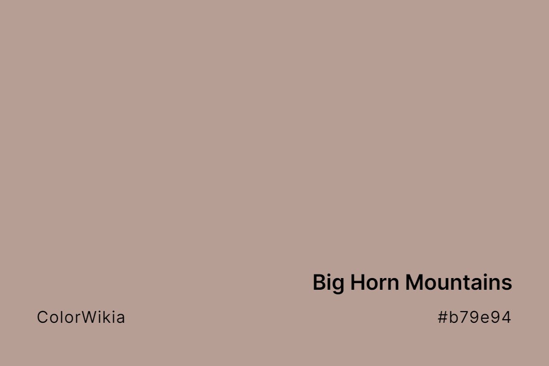 big horn mountains color b79e94