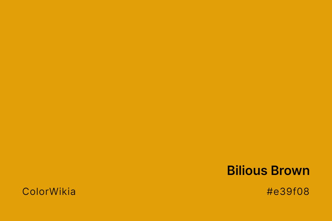 Bilious Brown Color – #e39f08: Codes and Complete Breakdown