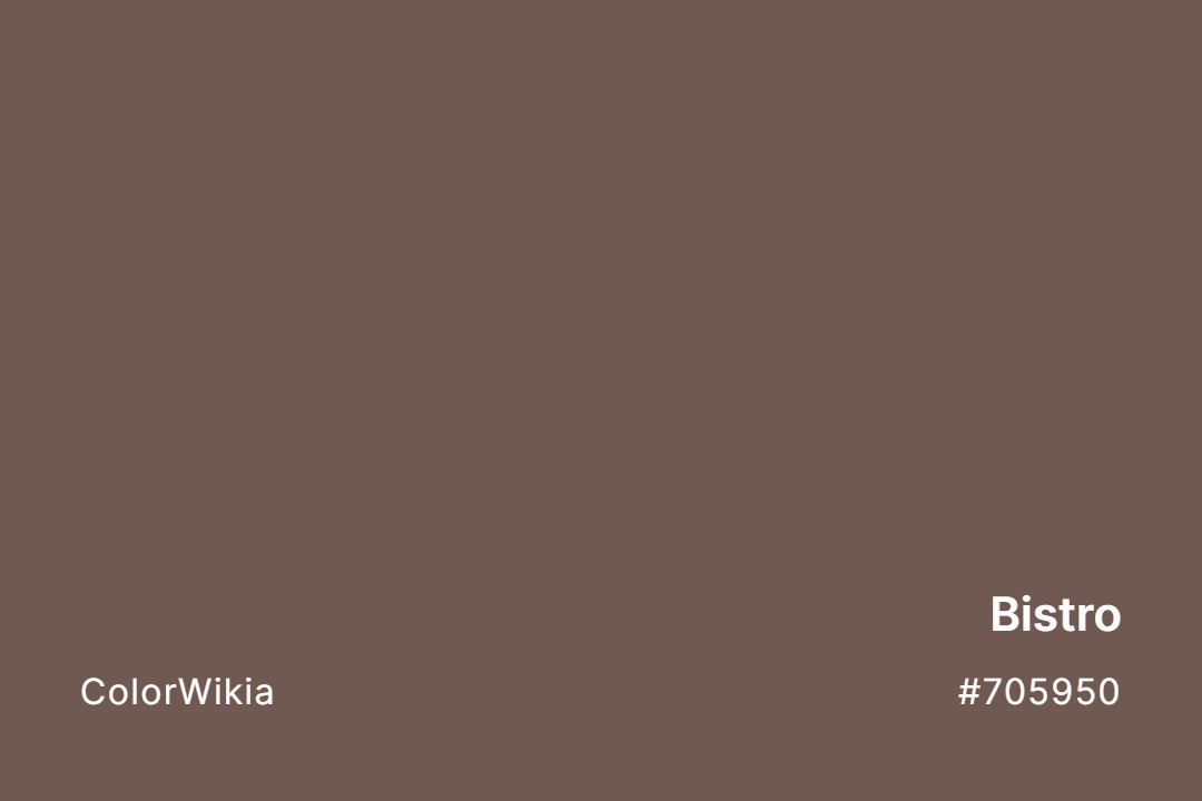 Bistro Color – #705950: Codes and Complete Breakdown