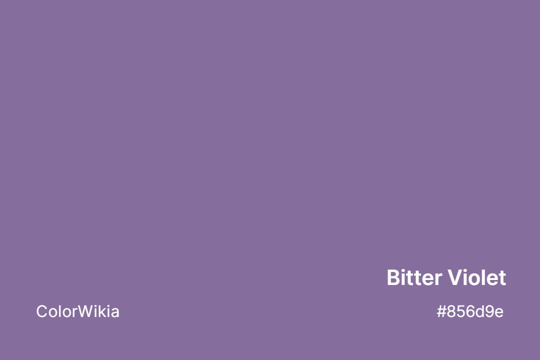 bitter violet color 856d9e