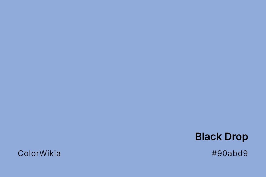 Black Drop Color – #90abd9: Codes and Complete Breakdown