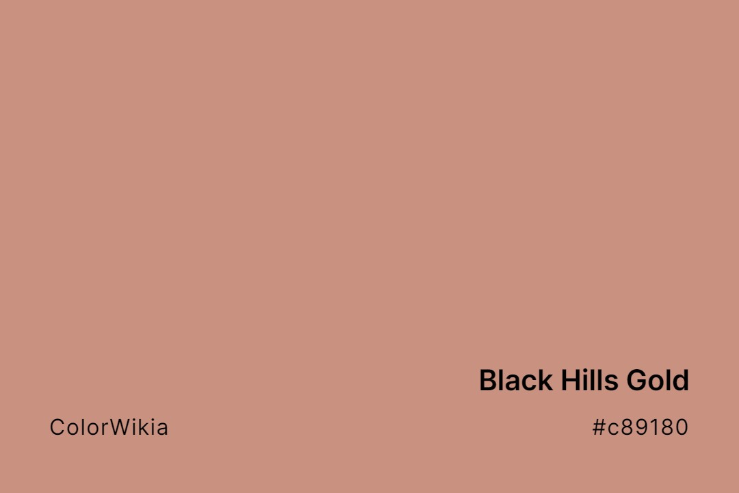 Black Hills Gold Color – #c89180: Codes and Complete Breakdown